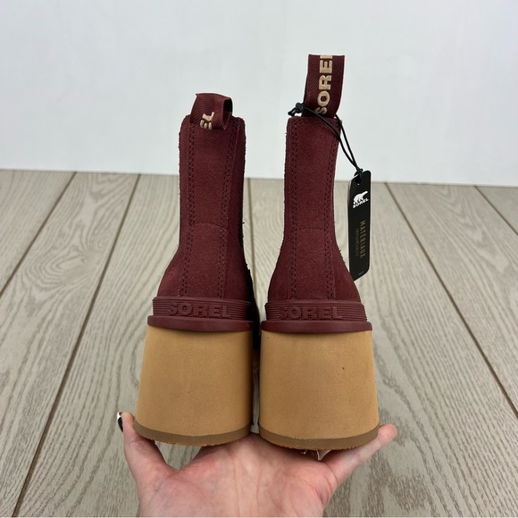 Sorel Women's Hi-Line Heel Chelsea Boots US6.5 Spice, Tawny Buff $190 - Picture 6 of 11